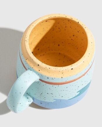 16oz stoneware mug sea glass 4