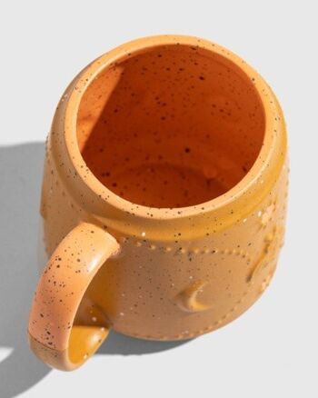 16oz stoneware mug caramel 3