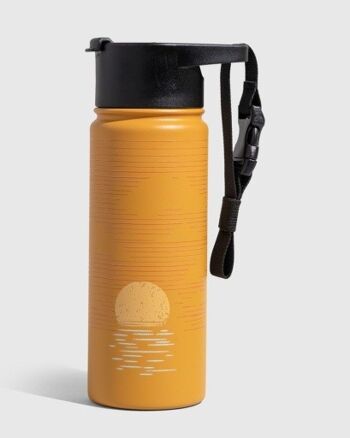 18oz insulated steel travel mug caramel 1