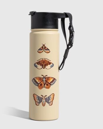 22oz insulated steel bottle sand 1