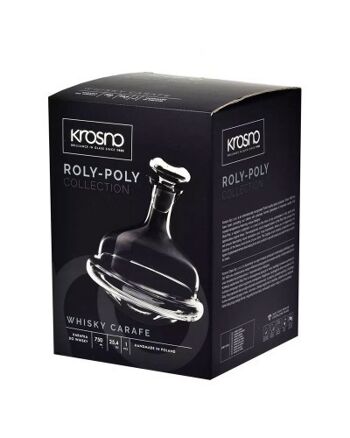 Carafe à Whisky 750ml - ROLY-POLY - KROSNO 3