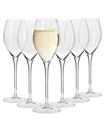 (6x) Verres à Prosecco 280ml HARMONY - KROSNO 3