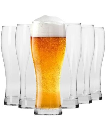 (6x) Verres à Bière Blonde 500ml CHILL - KROSNO 3