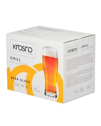 (6x) Chope à Bière 500ml - CHILL - KROSNO 3