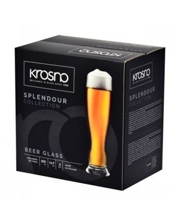 (6x) Verres à Bière 500ml SPLENDOUR - KROSNO 4