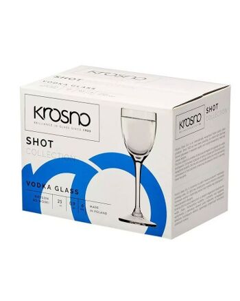 (6x) Verres à Vodka 25ml - SHOT - KROSNO 3