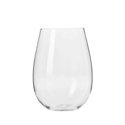 (6x) Stemless White Wine Glasses 500ml HARMONY - KROSNO