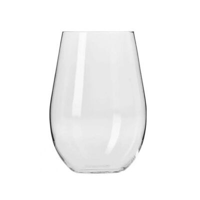 (6x) Stemless Red Wine Glasses 580ml - HARMONY - KROSNO