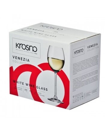 (6x) Verres à Vin blanc 250ml VENEZIA - KROSNO 4