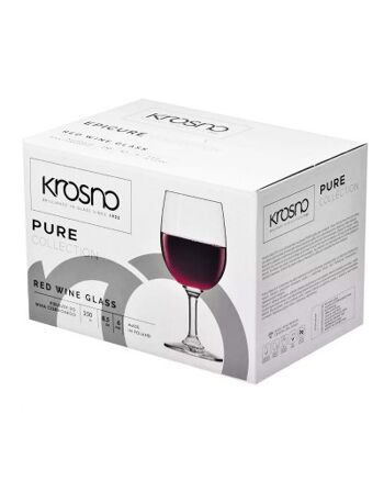 (6x) Verres à Vin Rouge 250ml - PURE - KROSNO 3