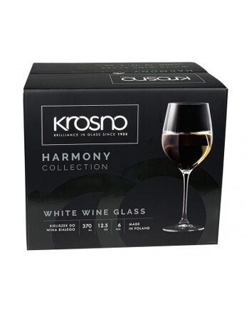 (6x) Verres à Vin blanc 370ml HARMONY - KROSNO 4