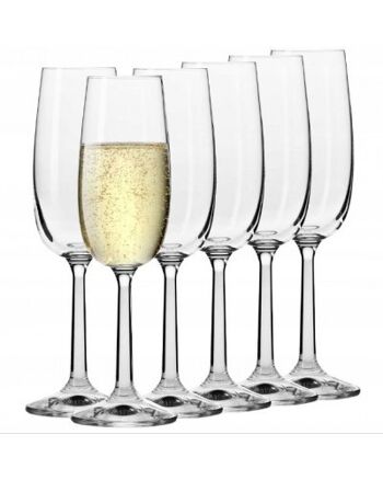 (6x) Flutes à Champagne 170ml PURE - KROSNO 3