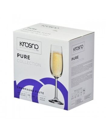 (6x) Flutes à Champagne 170ml PURE - KROSNO 4