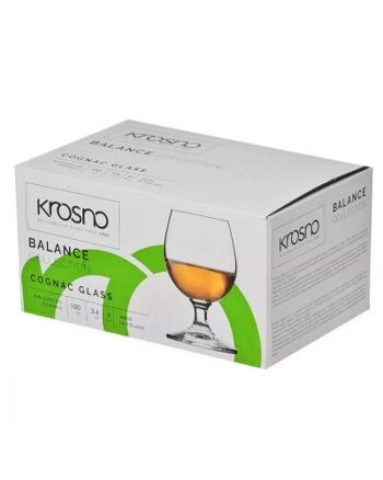 (6x) Verres à Cognac 100ml - BALANCE - KROSNO 3