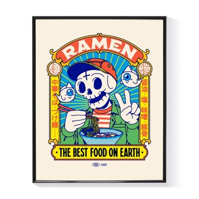 Poster "Best Food" (Screen print size 40x50cm)