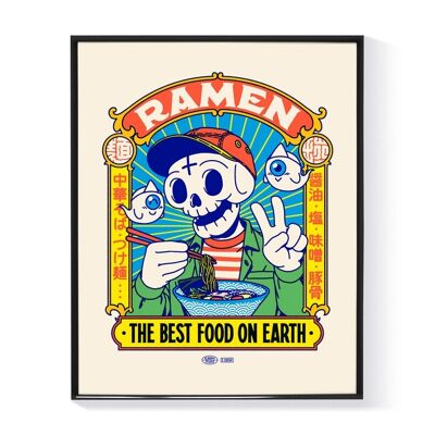 Affiche "Best Food" (Sérigraphie format 40x50cm)