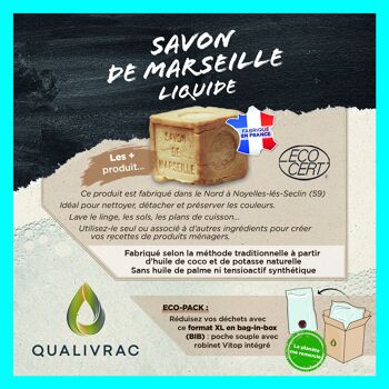 Savon de Marseille liquide écologique - 10 litres (Bag-In-Box) 1