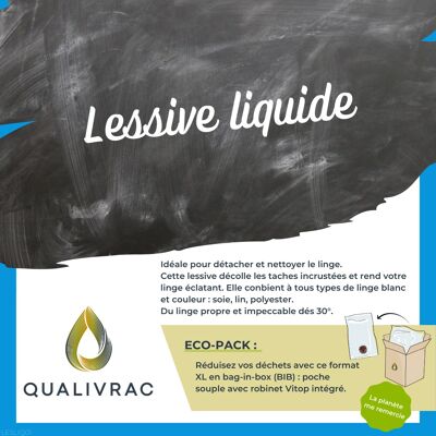 Lessive liquide - 10 litres (Bag-In-Box)