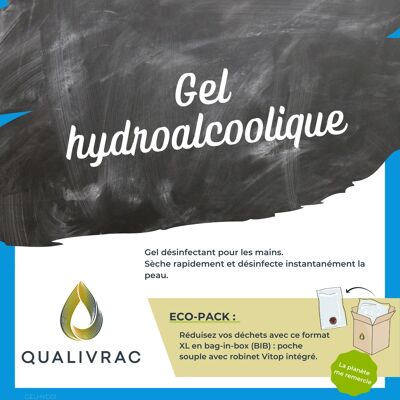 Hydroalcoholic gel - 10 liters (Bag-In-Box)