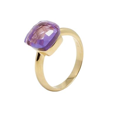 Roma-Ring mit Amethyst