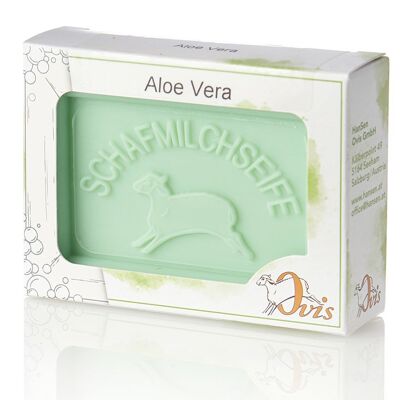 Ovis soap square package Aloe Vera 8.5x6 cm 100 g