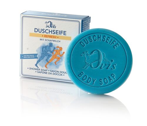 Ovis-Duschseife Refresh verpackt 7,5 cm 100 g