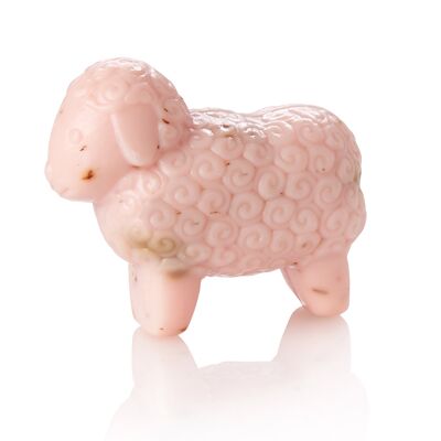 Jabón Ovis oveja regordeta rosa 8 x 7 cm 100 g