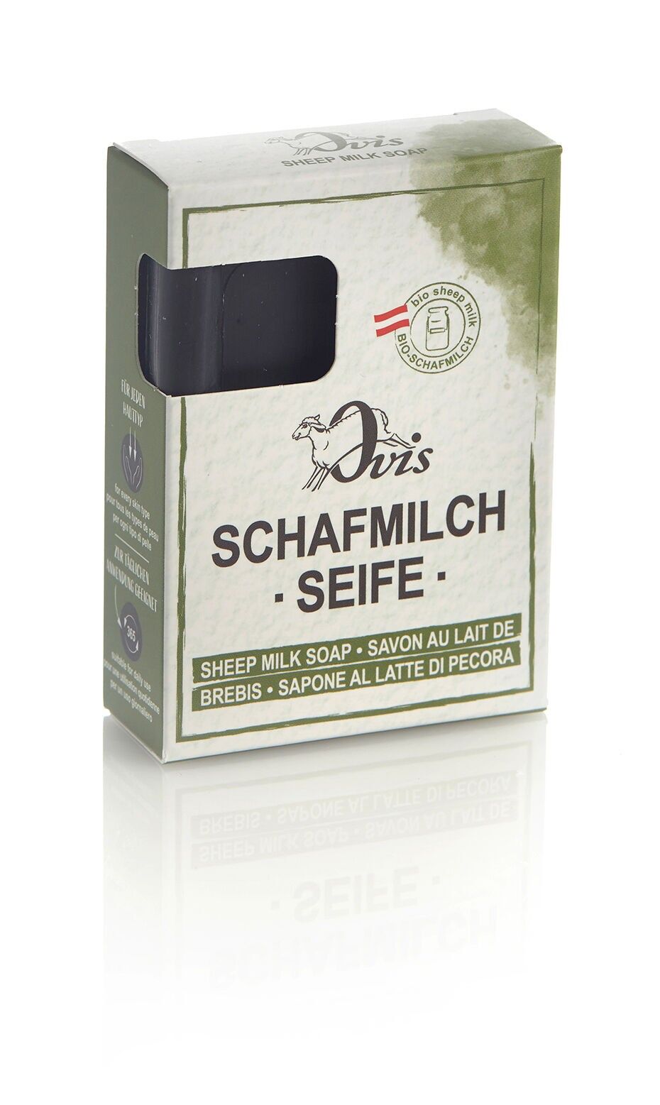 Sapone Ovis confezione quadrata patchouli 8,5x6 cm 100 g