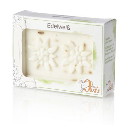 Ovis soap square package Edelweiss 8.5x6 cm 100 g