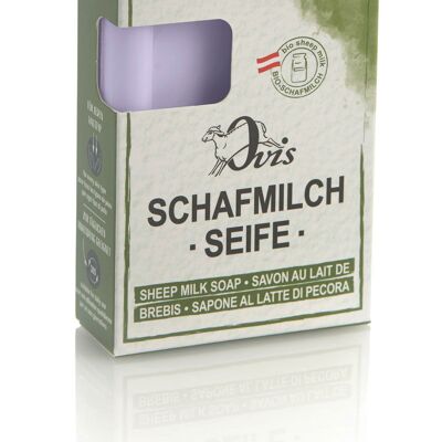 Ovis soap square package lavender 8.5x6 cm 100 g
