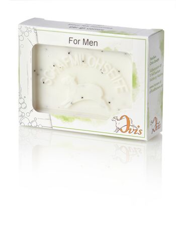 Paquet carré de savon Ovis pour homme 8,5x6 cm 100 g