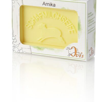 Ovis soap square package Arnica 8.5x6 cm 100 g