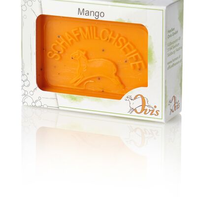 Sapone Ovis confezione quadrata Mango 8,5x6 cm 100 g