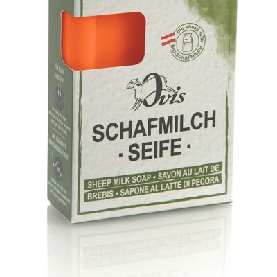 Ovis-Soap square packed blood orange 8,5x6 cm 100 g