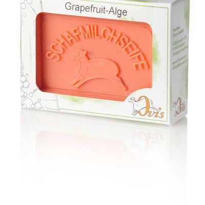 Ovis-Seife Eckig verp.Grapefruit Alge 8,5x6cm 100g