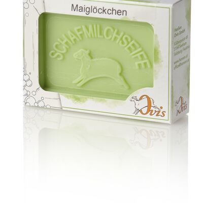 Ovis soap square packaged lily of the valley 8.5x6 cm 100 g