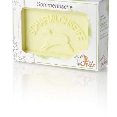 Ovis-Seife Eckig verp. Sommerfrische 8,5x6 cm 100g