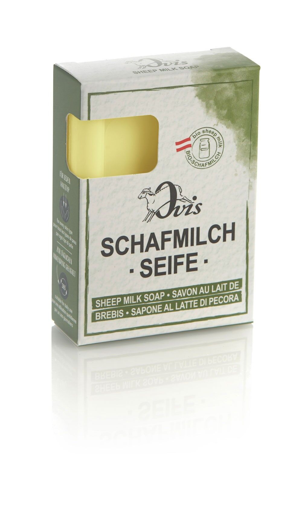 Ovis-Seife Eckig verp. Sommerfrische 8,5x6 cm 100g