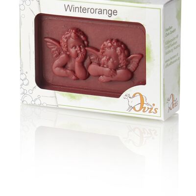 Ovis soap square packed winter orange 8.5x6 cm 100 g