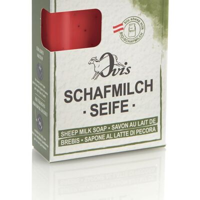 Ovis soap square packed winter orange 8.5x6 cm 100 g
