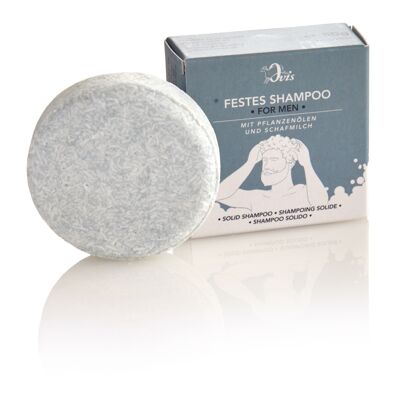 Shampoo solido per uomo Ovis 50g in un'unica scatola