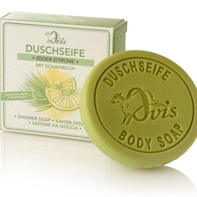 Ovis shower soap cedar-lemon 7.5 cm 100 g