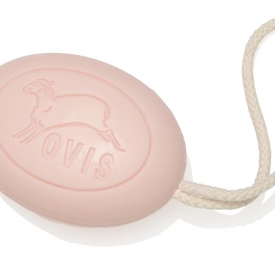 Ovis Soap Oval Cord Rose 10x7x4.5 cm 200 g