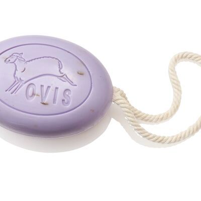 Ovis soap oval cord lavender 10x7 x4.5cm 200 g