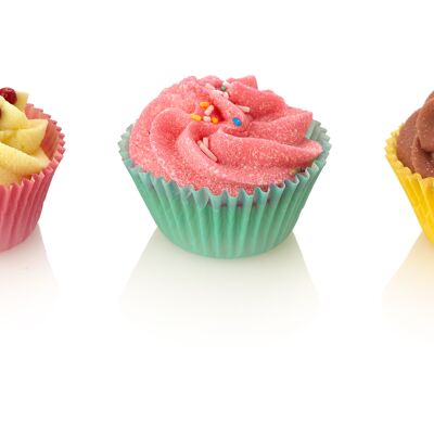 Cupcakes da bagno al latte di pecora Ovis party 4 cm 45 g