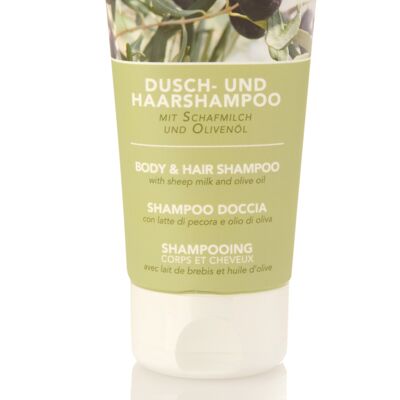 Ovis champú de ducha y cabello con aceite de oliva 200 ml