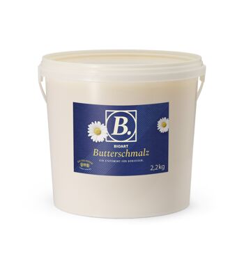 B. Beurre saindoux seau de 2,2 kg bio, BIO AUTRICHE