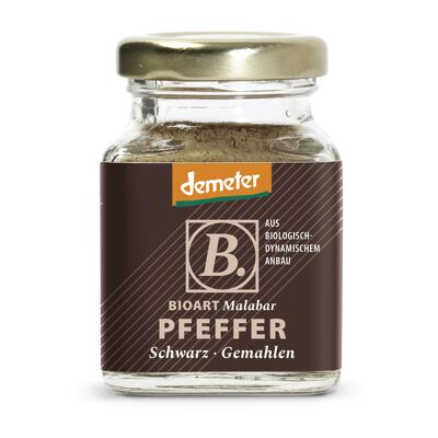 B. Black Malabar pepper ground 40g bio, demeter