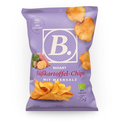 B. Sweet potato chips with sea salt 75g organic
