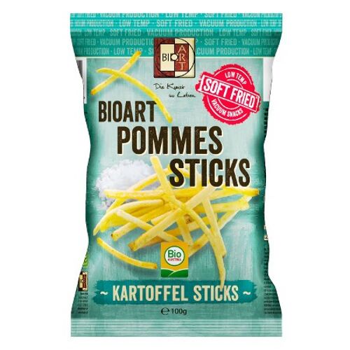 BioArt Soft-Fried Pommes Sticks mit Meersalz 100g, BIO AUSTRIA
